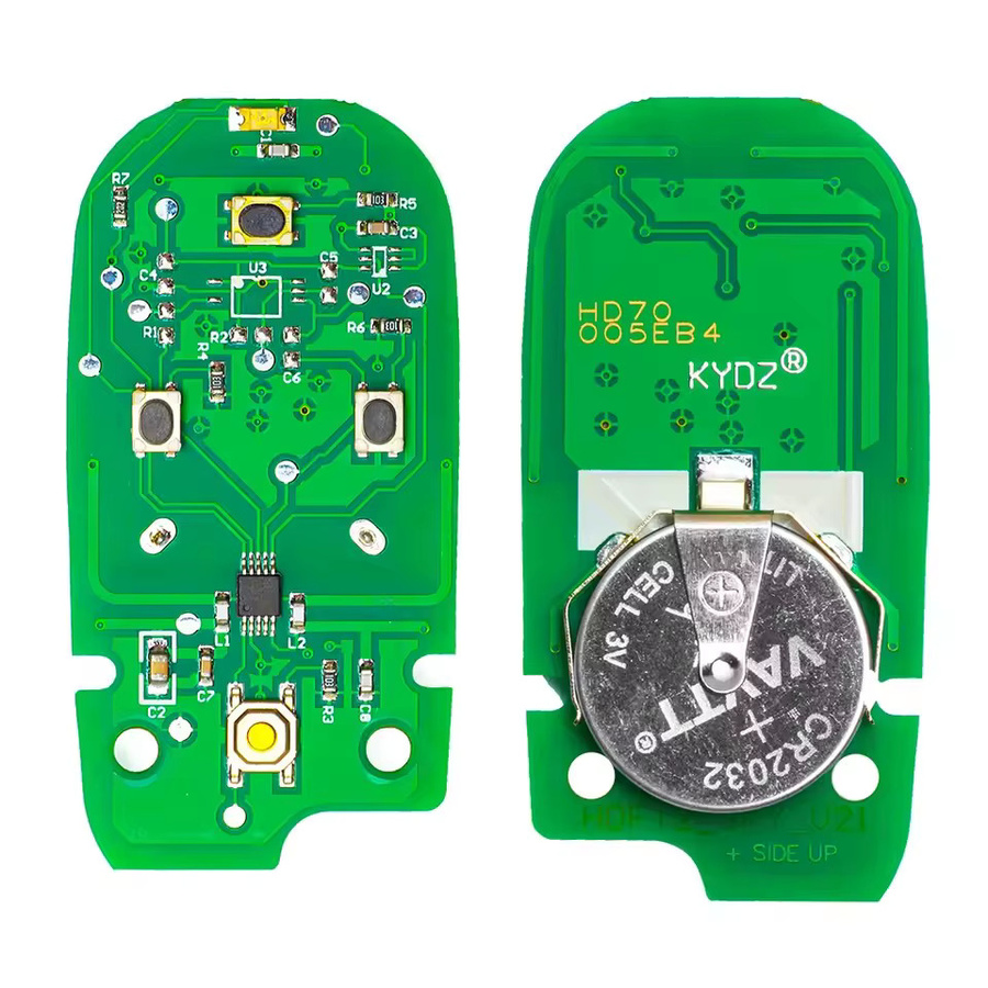 KEYECU OUCG8D-344H-A 4-Tasten-Autoschlüssel mit 313,8 MHz Fernbedienung in Schwarz für Honda Accord und Acura TL (Modelljahre 2000, 2001, 2002) - Bild 5