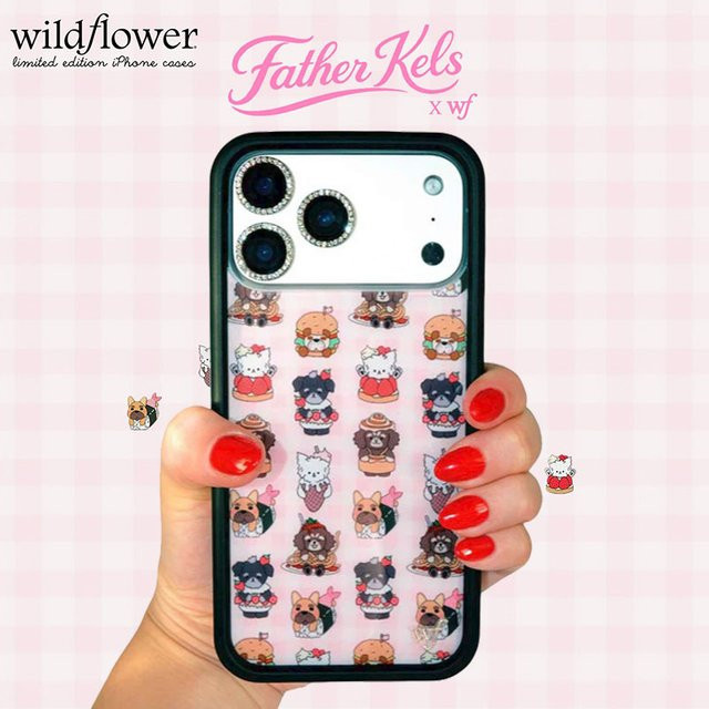 Wildflower Anime Father Kels Stoßfeste Handyhülle für iPhone 17 16 15 14 13 12 Pro Max Plus in Multicolour mit Cartoon Hund Design - Bild 1