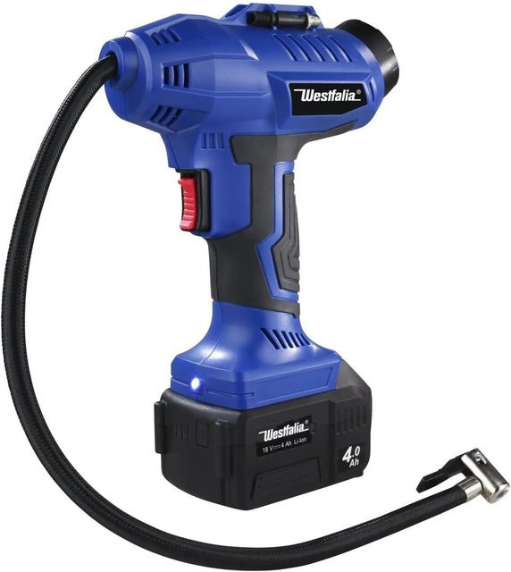 Westfalia Kabellose Luftpumpe ADLP18 18 Volt Li-Ion in Blau ohne Akku und Ladegerät - Bild 1