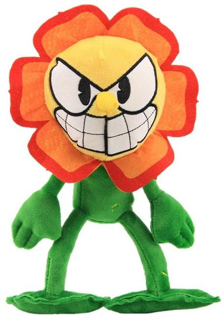 Cuphead Cagney Carnation, Plüschtier, 25cm, ab 3 Jahren - Bild 1