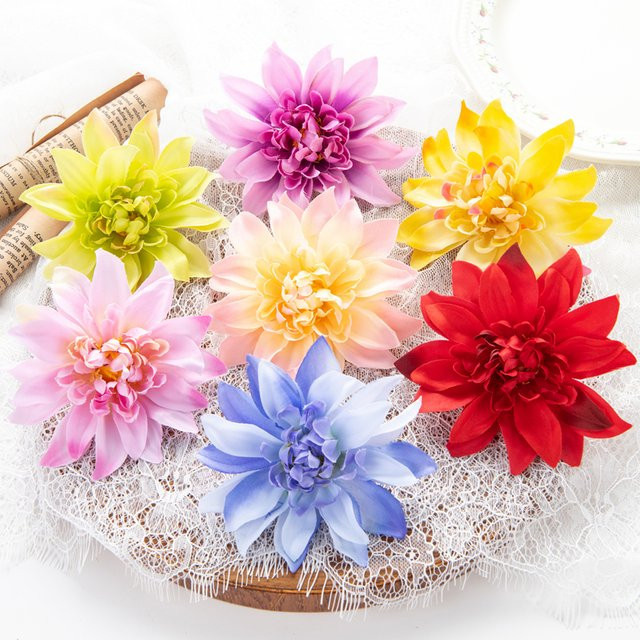 Künstliche Gerbera Blumen aus Seide in Multicolour für Hochzeiten, Garten und DIY-Dekorationen - Bild 1
