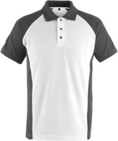 Mascot Polo-Shirt Bottrop in Weiß/Dunkelanthrazit Größe L - Bild 1