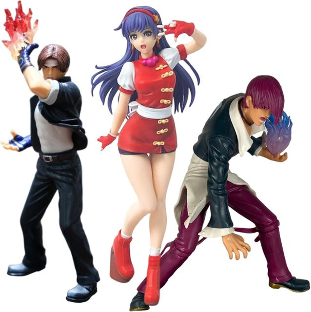 SNK The King Of Fighters Kyo Kusanagi Iori Athena Actionfiguren, PVC-Modell - Bild 1