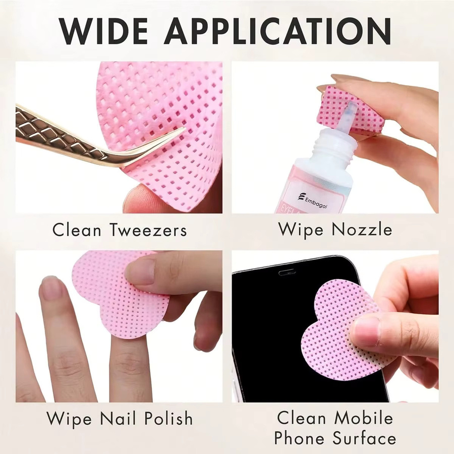 YIKOOLIN Fusselfreie Nageltücher, 200 Stück, Vliesstoff - Bild 3