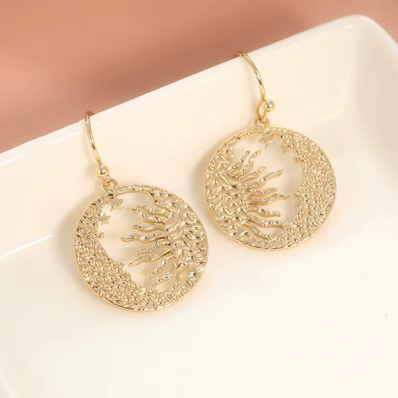 YoYo Ohrringe, Gold, Vintage, Damen - Bild 3