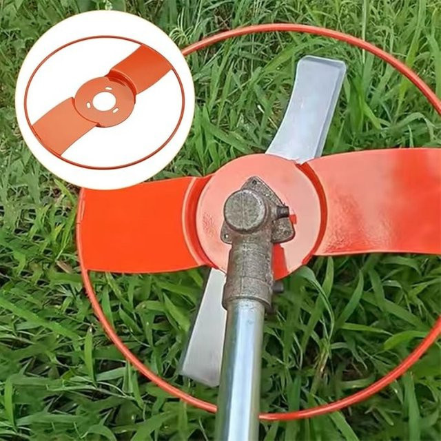NIUXIANG Multifunktionaler Deckel für Rasentrimmer in Orange zum Schutz von Sämlingen und Rasenmäherklingen - Bild 1