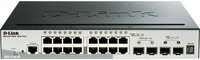 D-Link DGS-1510-20/E Smart Managed L3 Netzwerk Switch mit 16 x Gigabit Ethernet, 2 x Gigabit SFP und 2 x 10 Gigabit SFP+ in Grau - Bild 1