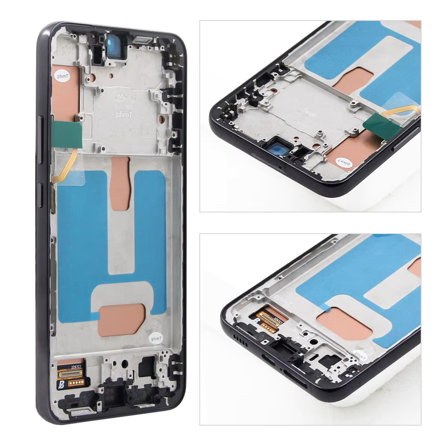 Samsung S22 Plus 5G Display mit Touchscreen Digitizer und Rahmen in Schwarz - Bild 4