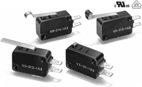 Omron VX-016-1C23 Mikroschalter Schwarz 30 V/DC 0.1A - Bild 1