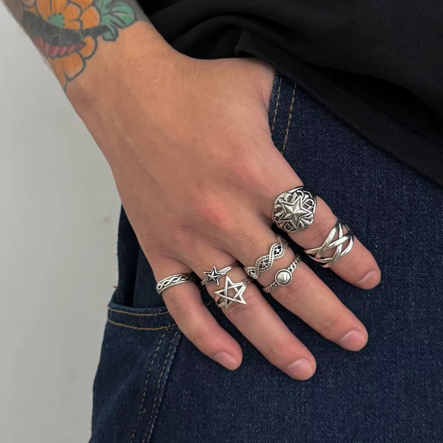 Ingemark Ringe, Stern, Silber, Herren - Bild 2