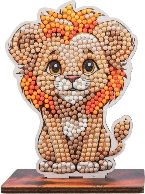Craft Buddy Crystal Art Wildlife Buddies Löwe Diamond Painting ab 6 Jahren - Bild 1