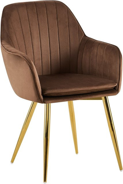 CLP Esszimmerstuhl Cheryl mit Samtbezug in modernem Design - Bild 1
