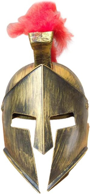 iEFiEL 2 Spartaner Ritterhelm, Cosplay Requisiten, Silbern, Kunststoff - Bild 1
