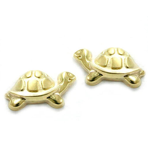 Colfem Ohrstecker Schildkröte, 375 Gold, Unisex - Bild 1