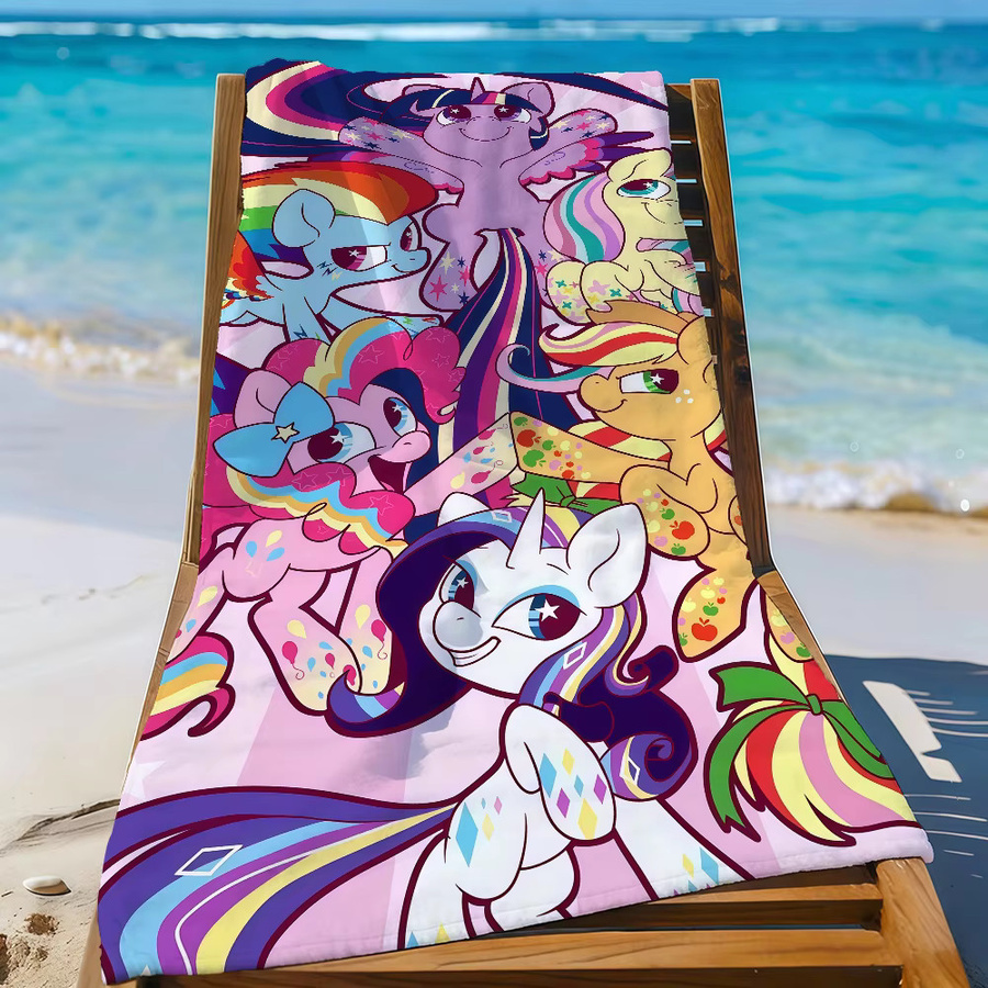Hasbro My Little Pony Handtuch für Kinder, schnelltrocknend, Multicolour - Bild 2