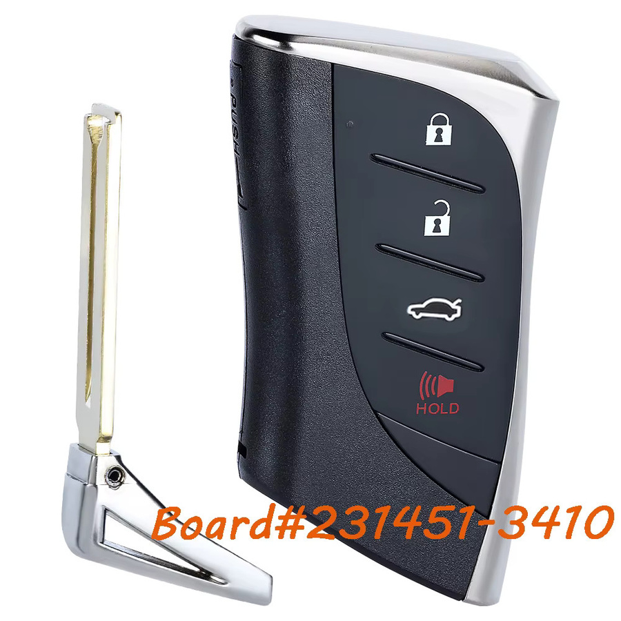 DIYKEY Smart Remote Auto Schlüsselanhänger für Lexus ES250 ES350 in Schwarz, 314,3 MHz, HYQ14FBZ 8990H-06020 - Bild 3