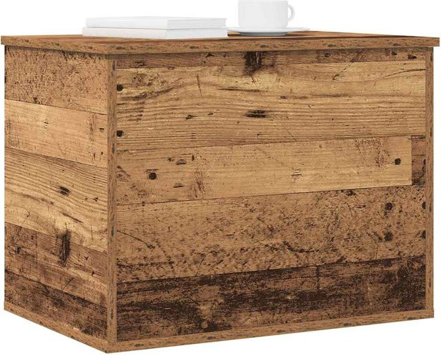 Aufbewahrungsbox in Holzoptik von Yiwydaa, Farbe Braun, B/T/H: 60 x 42 x 46 cm - Bild 1