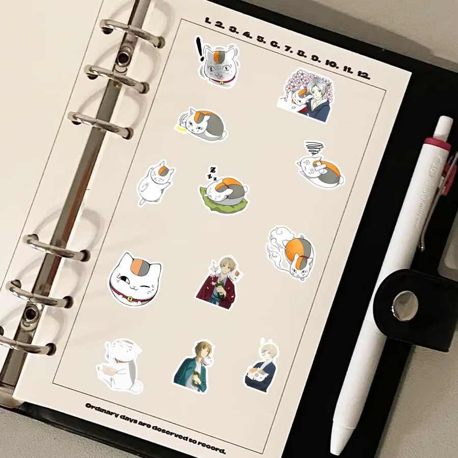 48 Stück Anime Natsume Friend Account Aufkleber in Multicolour für Gepäck, Computer und Handyhüllen - Bild 4