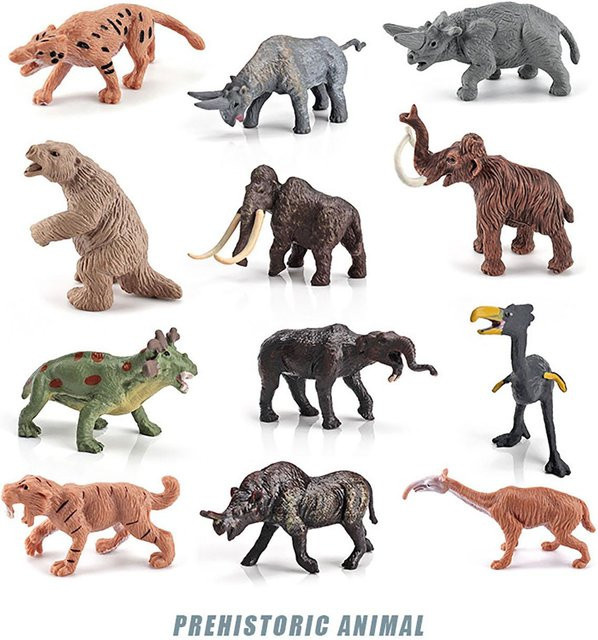 Linyi toy Prähistorische Tier Modelle, Dinosaurier, 12-teiliges Set, ab 14 Jahre - Bild 1