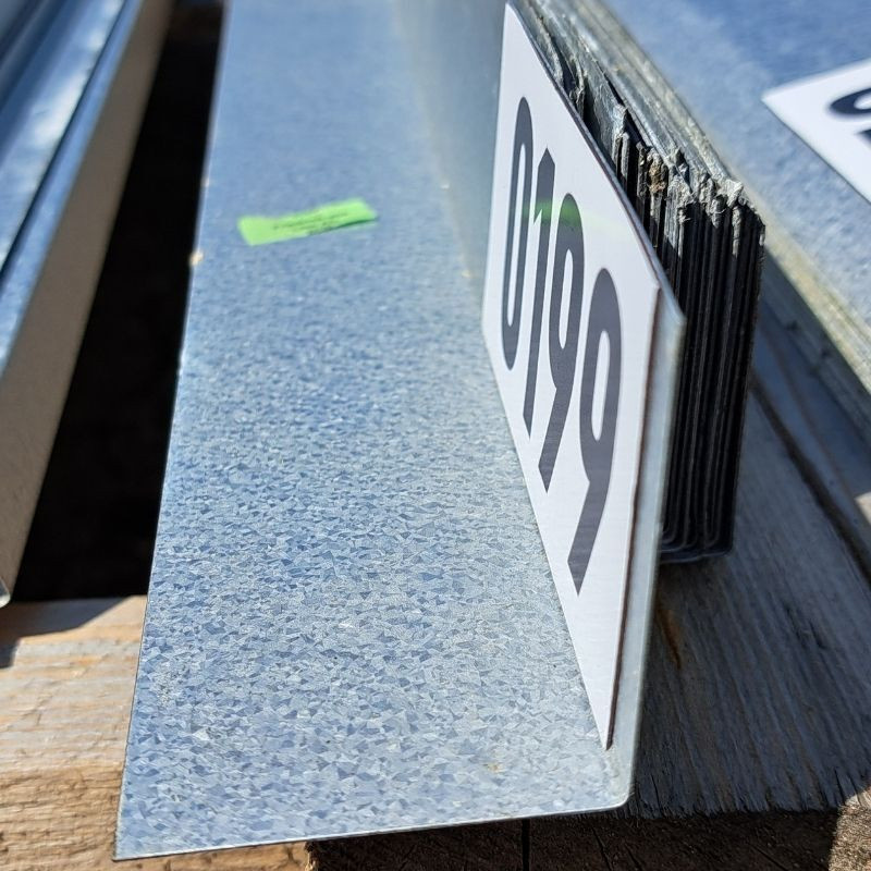 Winkelblech aus Aluzink von Friedrich von Lien AG in Silber, Länge: 2,00 m - Bild 1