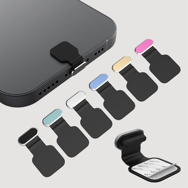 Anti-Staub Stecker für USB Typ C Ladeport passend für iPhone Samsung und Xiaomi - Bild 1