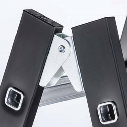 Zarges Megastep B SL Doppelleiter aus Aluminium in Schwarz mit 8 Sprossen - Bild 1