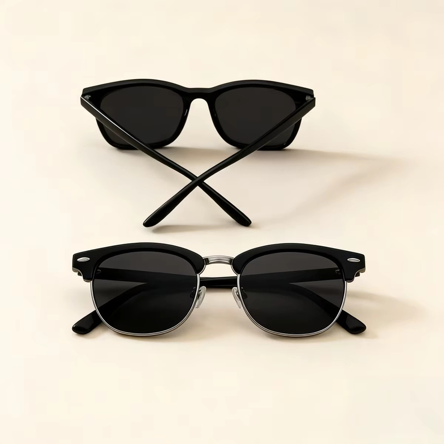 AINII Sonnenbrille, Unisex, Vollrand, Square, black - Bild 3