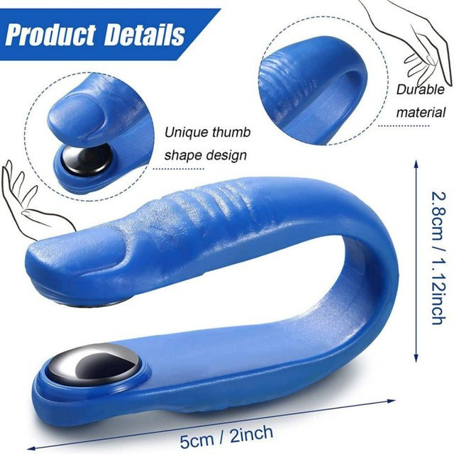 Love Home Garden Daumenmassage-Clip Akupressurpunkt-Massagegerät, blau - Bild 1