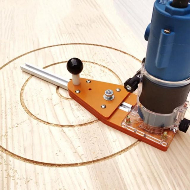 Wnew Elektrische Holzfräse Balance Board zum Schlitzen und Anfasen in Orange - Bild 1