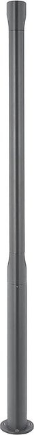 Lucande LED Mastleuchte Dovino 9618145 Außenleuchte aus Aluminium in Schwarz, Modern, 1-flammig - Bild 1