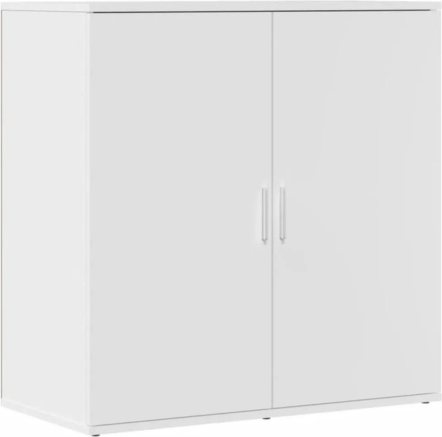 vidaXL Sideboard Weiß aus Holzwerkstoff B/T/H: 79 x 38 x 80 cm - Bild 1