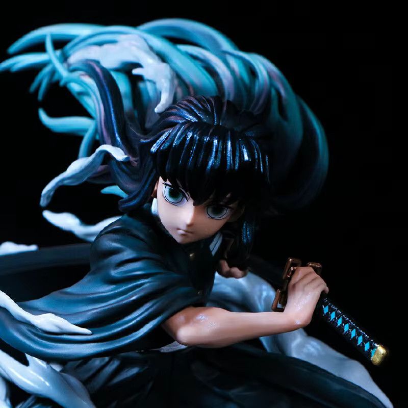 Bandai Demon Slayer Kimetsu no Yaiba Muichiro Tokito Mist Pillar Anime Figur in Battle Pose - Bild 4