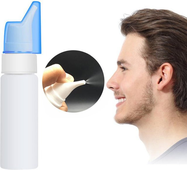 HNKMP Nasensprayflasche mit Handpumpe, 70 ml, HDPE-Kunststoff - Bild 1