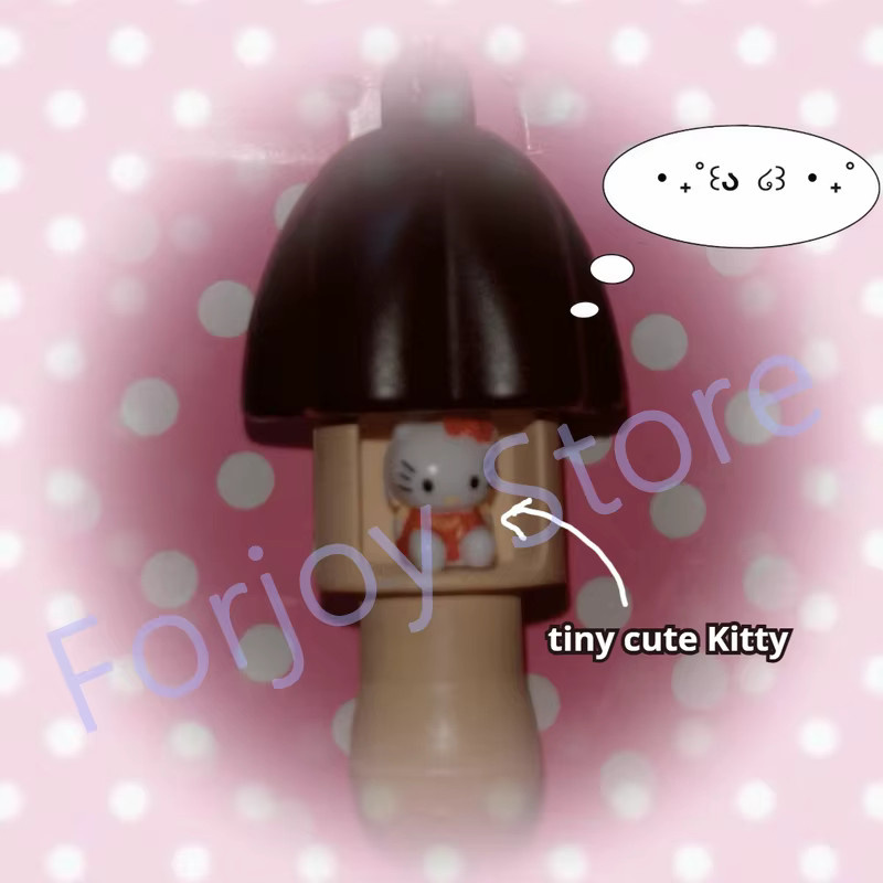 Sanrio Hello Kitty Cartoon-Schlüsselanhänger, Pilzform - Bild 2