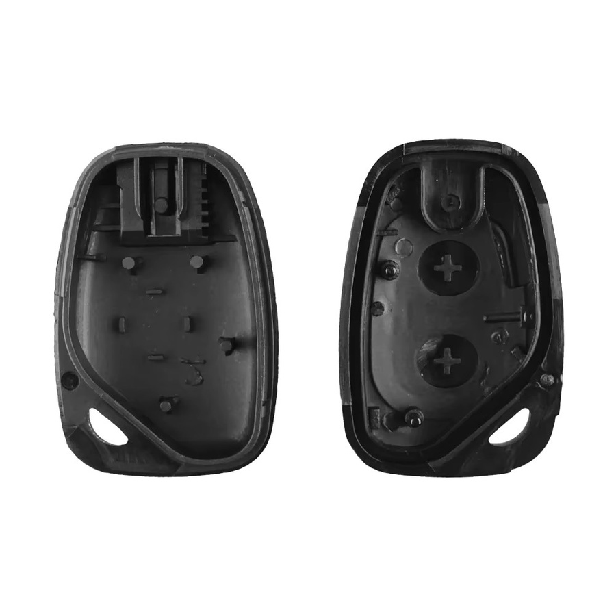 KEYYOU Ersatzgehäuse für Vauxhall Opel Vivaro Renault Movano Trafic Renault Kangoo mit 2 Tasten in Schwarz ohne Schlüsselklinge - Bild 2