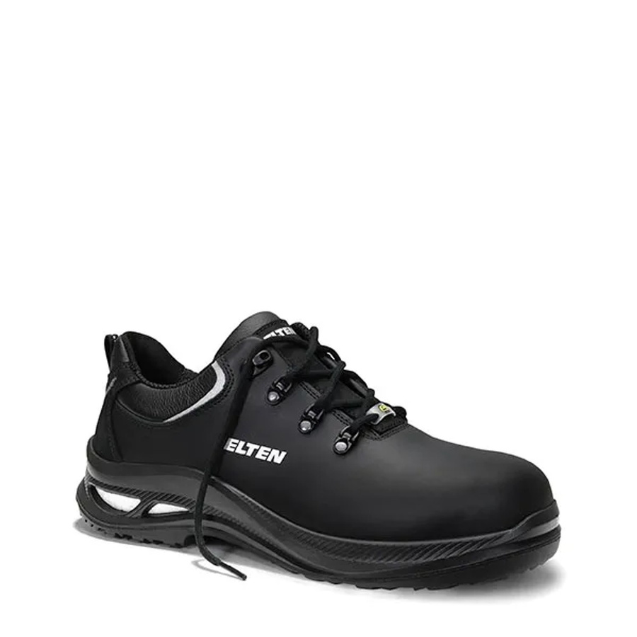 Elten Sicherheitshalbschuh Terence Xxg S3 ESD aus Rindleder in Schwarz, Größe 45 - Bild 2