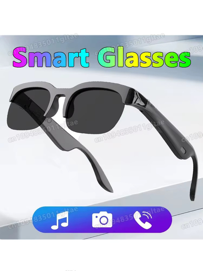 Ola Esporte Smart Sonnenbrille mit Bluetooth Kopfhörer und Kamera in Schwarz für Android - Bild 6