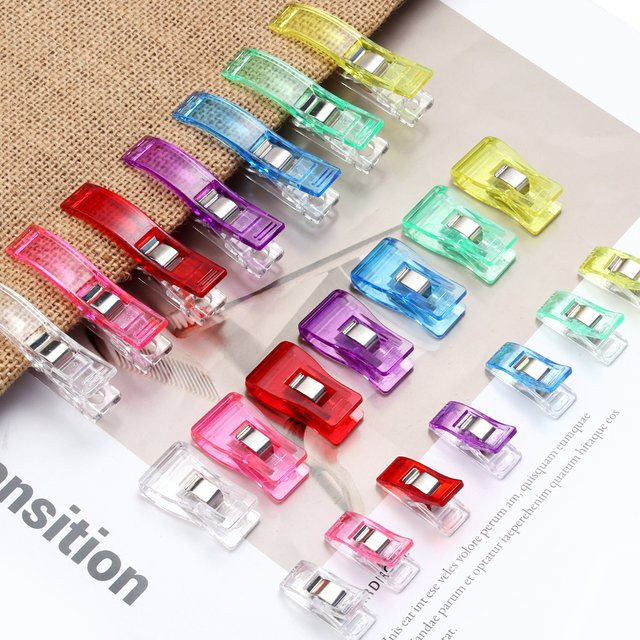 Mehrzweck Nähclips aus Kunststoff in Multicolor für DIY-Handwerk, Quilten und Stricken - Bild 1