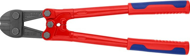 Knipex Bolzenschneider aus Chrom-Vanadium-Stahl in Blau/Rot mit Mehrkomponenten-Hüllen - Bild 1
