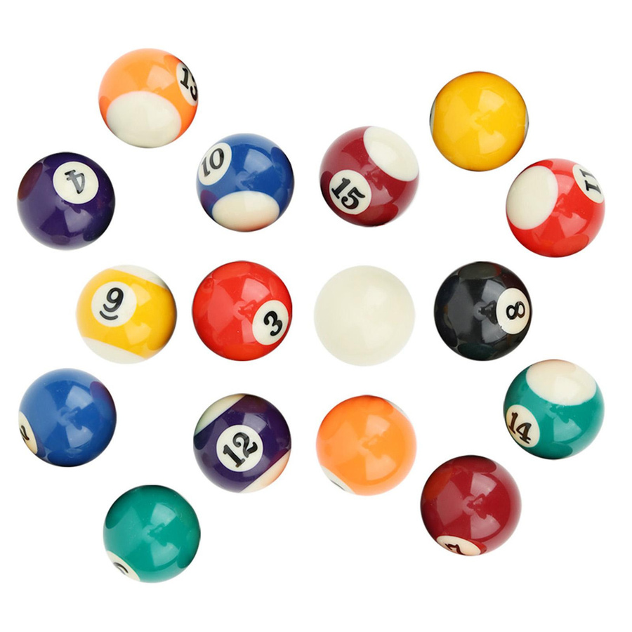 CosyHome Billard Kinder Billard Ball Spielzeug 16-teiliges Set Bunt - Bild 2