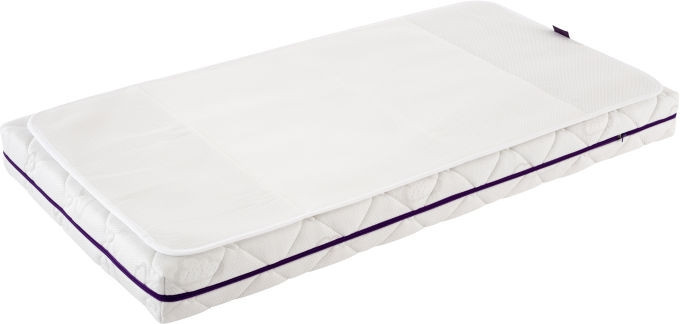 Träumeland AirDry Nässeschutz für Babys, atmungsaktiv und wasserdicht, Weiß, B/T: 60 x 120 cm - Bild 1
