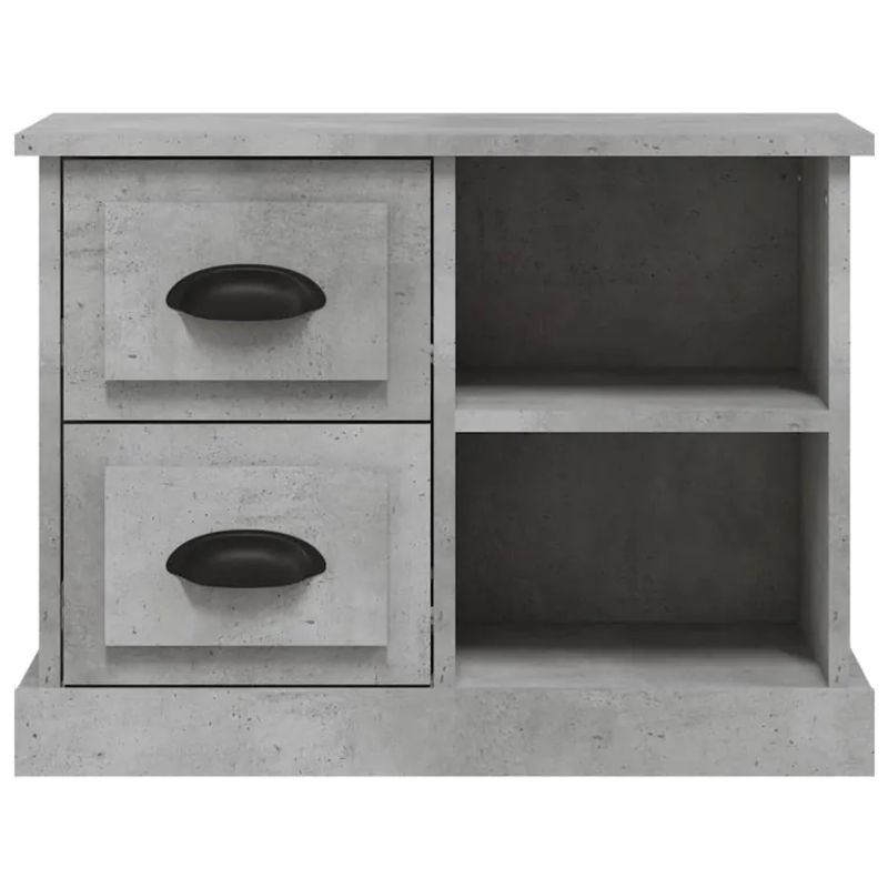 Vidaxl Nachttisch in Betongrau im Industrial Design, B/T/H: 60 x 35,5 x 45 cm - Bild 5