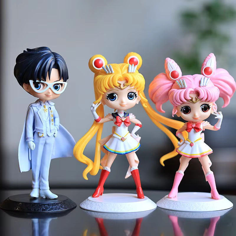 Bandai Figuarts Qposket Sailor Moon Cosmos Tsukino Usagi Eternal Sailor Moon Anime Actionfigur in Mehrfarbig - Bild 3