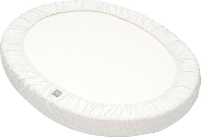 Stokke Sleepi Mini Spannbetttuch aus Baumwoll-Percale, Weiß, 70 x 140 cm - Bild 1