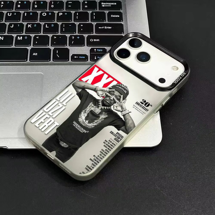 Lil Uzi Vert Handyhülle für Apple iPhone 12 13 14 15 16 17 Pro Max Plus in Multicolour mit Protect Plating Design - Bild 3