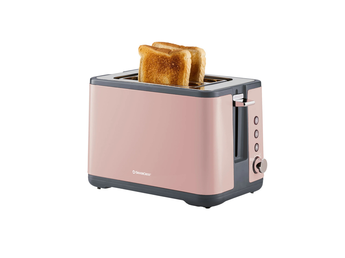 SILVERCREST Doppelschlitz-Toaster STC 850 E4 in Pink mit Auto-Shutoff - Bild 2