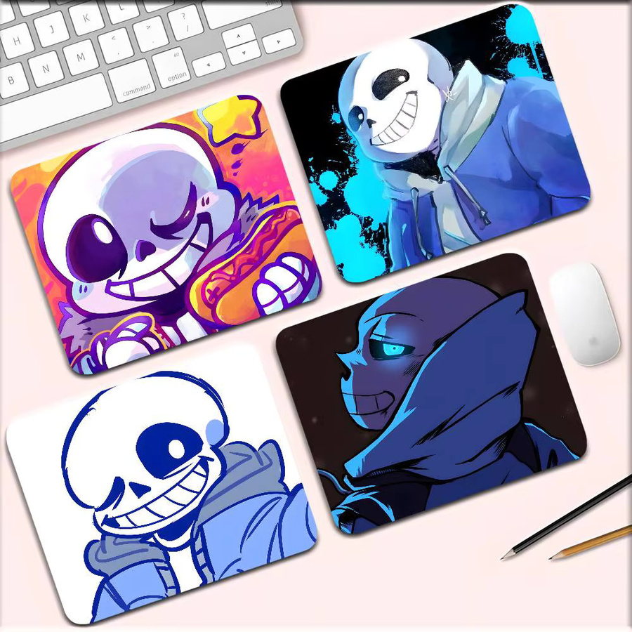 Moetch S-Sans Undertale Anime Mauspad in Multicolour mit rutschfester Unterseite - Bild 2