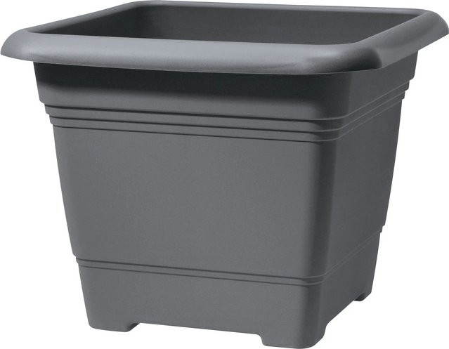 Scheurich Pflanzgefäß Nora Blumenkübel Metallic Grey B: 57 cm, T: 57 cm, H: 57 cm - Bild 1