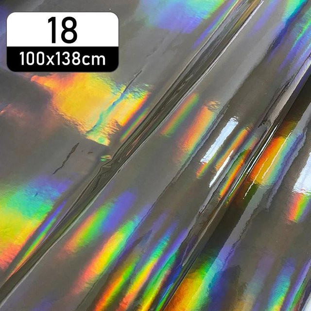 Symphony Laser Lederstoff von Elegant Living House, bedrucktes Kunstleder aus PU/TPU/PVC in Multicolour, Breite: 138 cm, Länge: 100 cm - Bild 1