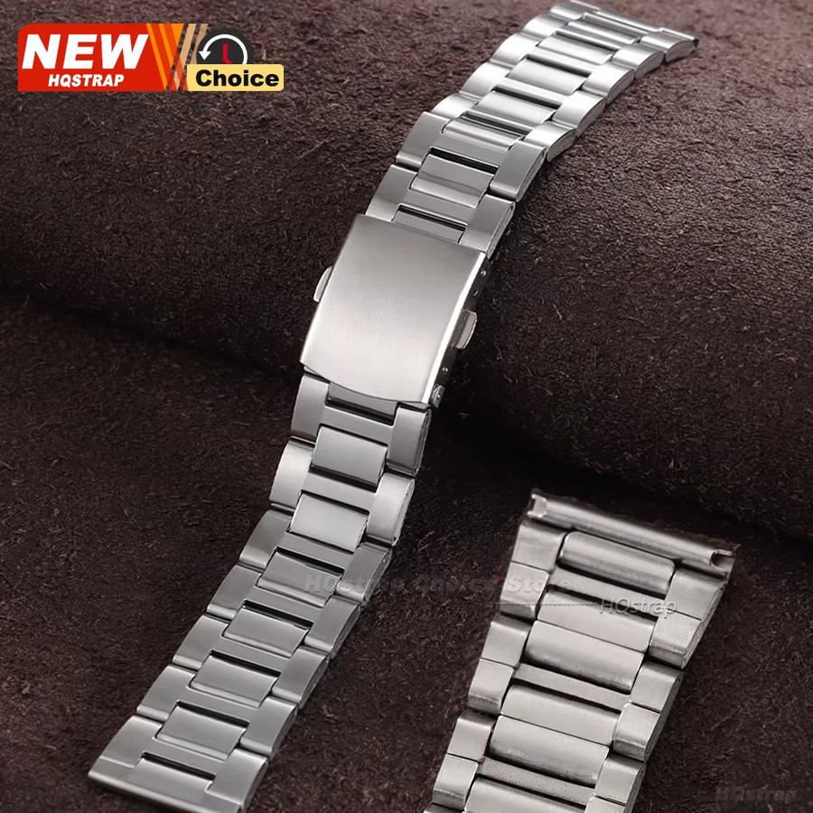 HQstrap Uhrenarmband Edelstahl, 22 mm, Silber, Unisex - Bild 4